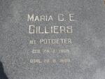 CILLIERS Maria C.E. nee POTGIETER 1905-1986
