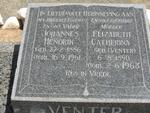 VENTER Johannes Hendrik 1886-1961 & Elizabeth Catherina VENTER 1890-1963