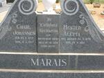 MARAIS Charl Johannes 1877-1947 & Hester Aletta MARAIS 1879-1959