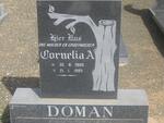 DOMAN Jurgens 1892-1979 & Cornelia A. 1900-1985