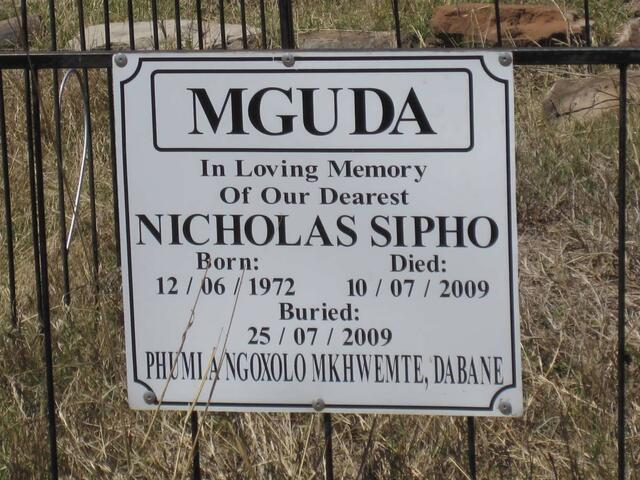 MGUDA Nicholas Sipho 1972-2009