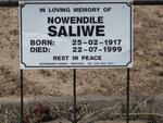 SALIWE Nowendile 1917-1999