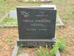 JACKSON Amelia Christina 1926-1972