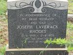 RHODES Joseph Laverack 1909-1970