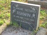 ASHWIN Blanche Victoria 1900-1968