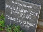 VOGT Tobias Smuts 1925-1998 & Mavis Audery 1925-1990
