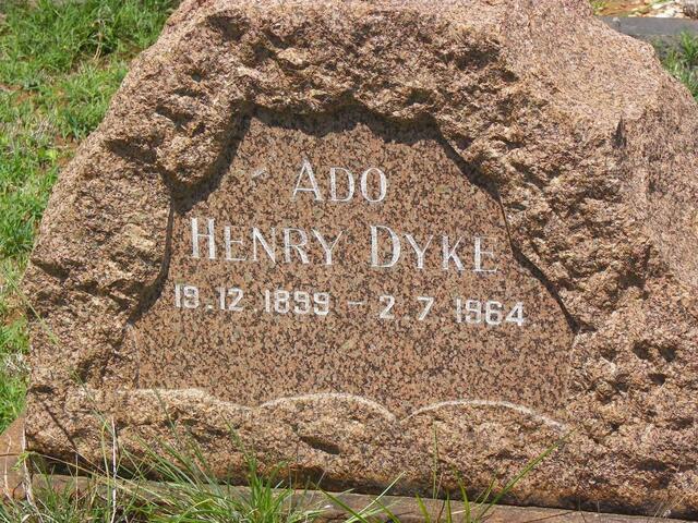 DYKE Ado Henry 1899-1964
