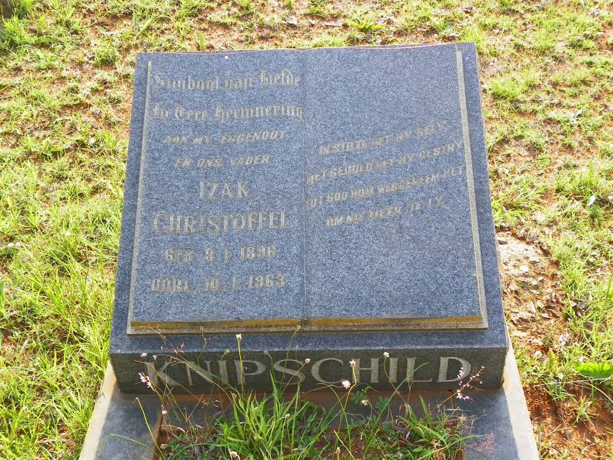 KNIPSCHILD Izak Christoffel 1896-1963