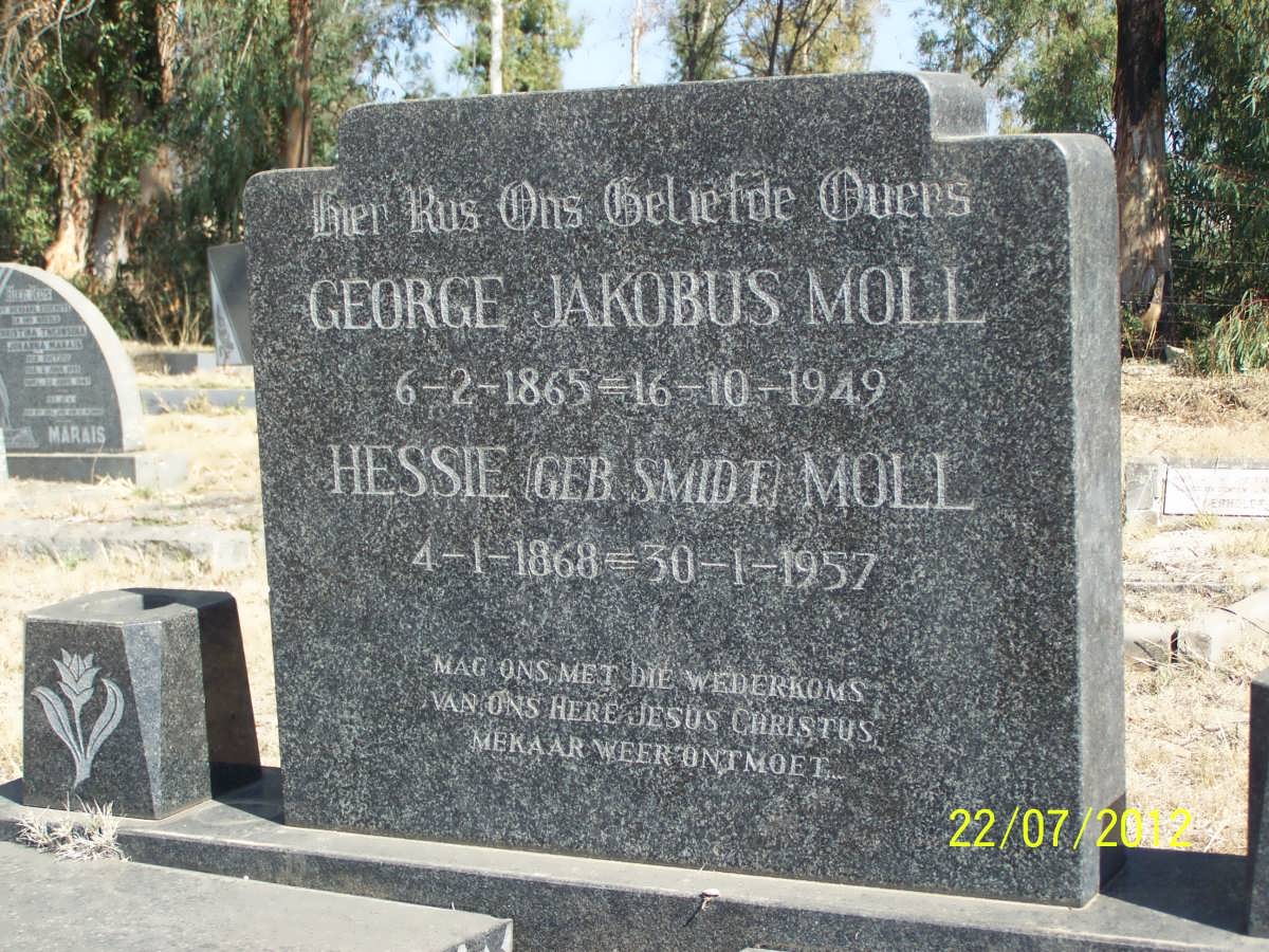 MOLL George Jakobus 1865-1949 & Hessie SMIDT 1868-1957