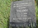HEEVER Yolandi, van den 1981-1981
