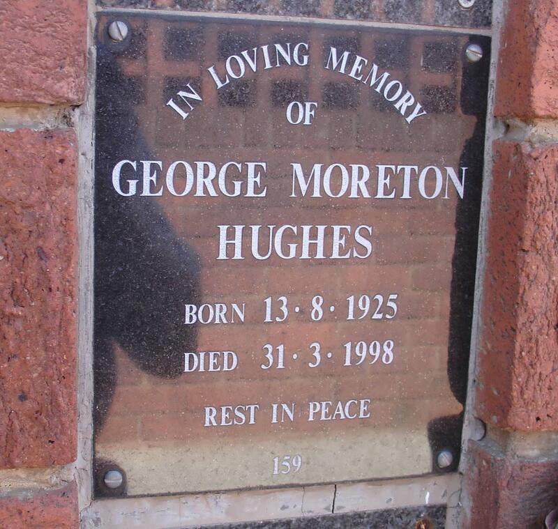 HUGHES George Moreton 1925-1998