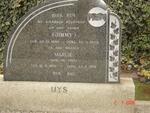 UYS Jimmy 1890-1959 & Margie DU TOIT 1903-1978