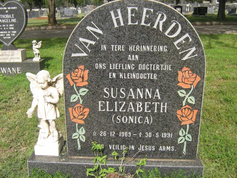 HEERDEN Susanna Elizabeth, van 1989-191