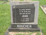 BOUCHER Joan 1934-1974