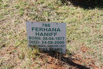 HANIFF Ferhana 1977-2000