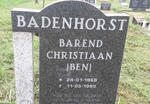 BADENHORST Barend Christiaan 1968-1999