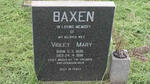 BAXEN Violet Mary 1936-1996