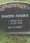 FOURIE Naomi 1916-1998