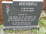 MCKENZIE Wendell 1945-1999