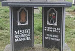 MSIBI Ndumiso Manuel 1986-1999