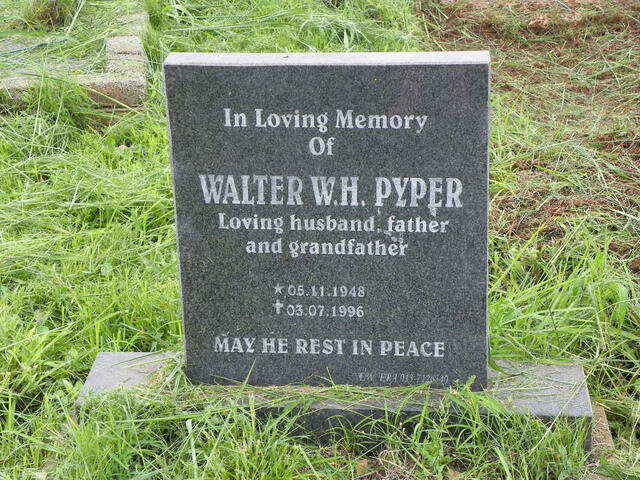PYPER Walter W.H. 1948-1996