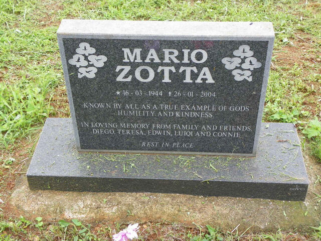ZOTTA Mario 1944-2004