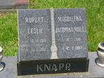 KNAPP Rupert Leslie 1916-1993 & Magdalena Jacomina MOLL 1916-1997