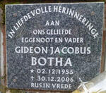 BOTHA Gideon Jacobus 1955-2006