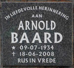 BAARD Arnold 1934-2008