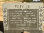 WHYTE Walter 1895-1973 & May AURET 1898-1988
