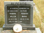 ALBERTS Hendrik Willem 1928-1993 & Rensche Maria BLOM 1928-