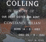 COLLING Constance Lilian 1893-1986