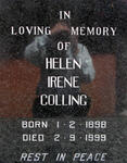 COLLING Helen Irene 1898-1999