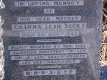 SACKS Channa Leah -1943
