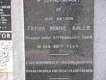 AMLER Freida Minnie -1964