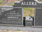 ALLERS Andries 1943-1981