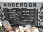 ANDERSON Anna C. 1911-1983
