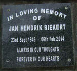 RIEKERT Jan Hendrik 1946-2014