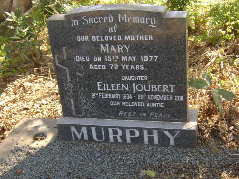 MURPHY Mary -1977 :: JOUBERT Eileen 1934-2011