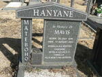 HANYANE Mateboho Mavis 1976-2003