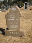 NTULI Rose Ntombana 1945-1995