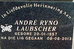 LAUBSCHER André Ryno 1957-2013