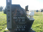 MARITZ Bennie 1936-1999 & Anna 1933-2004