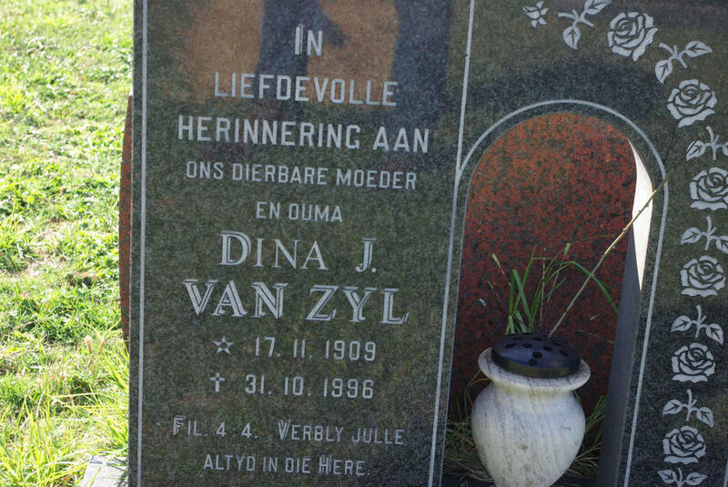 ZYL Dina J., van 1909-1996
