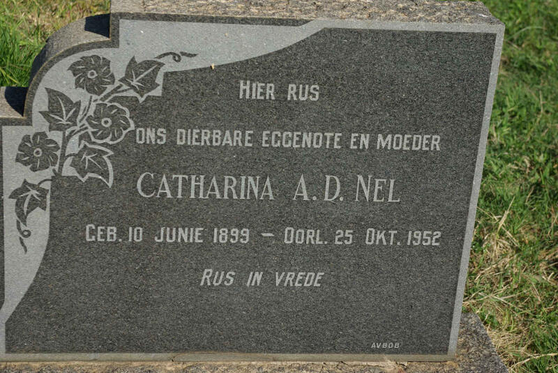 NEL Catharina A.D. 1899-1952