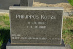 KOTZE Philippus 1904-1968