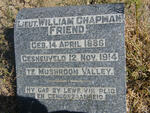 FRIEND William Chapman 1886-1914