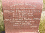 STEYN Gideon Francois 1848-1926 & Anna Johanna Maria BOTHA 1856-1923