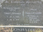CONRADIE Ernst Johannes 1889-1974 & Anna Catharina Petronella BARNARD 1883-1975