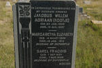 ? Jakobus Willem Adriaan 1906-1937 & Margaretha Elizabeth 1899-1914 :: ? Sarel Fracois 1897-1898